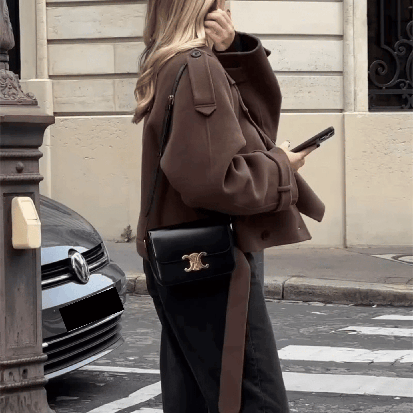 BRIANNA CROPPED TRENCHCOAT