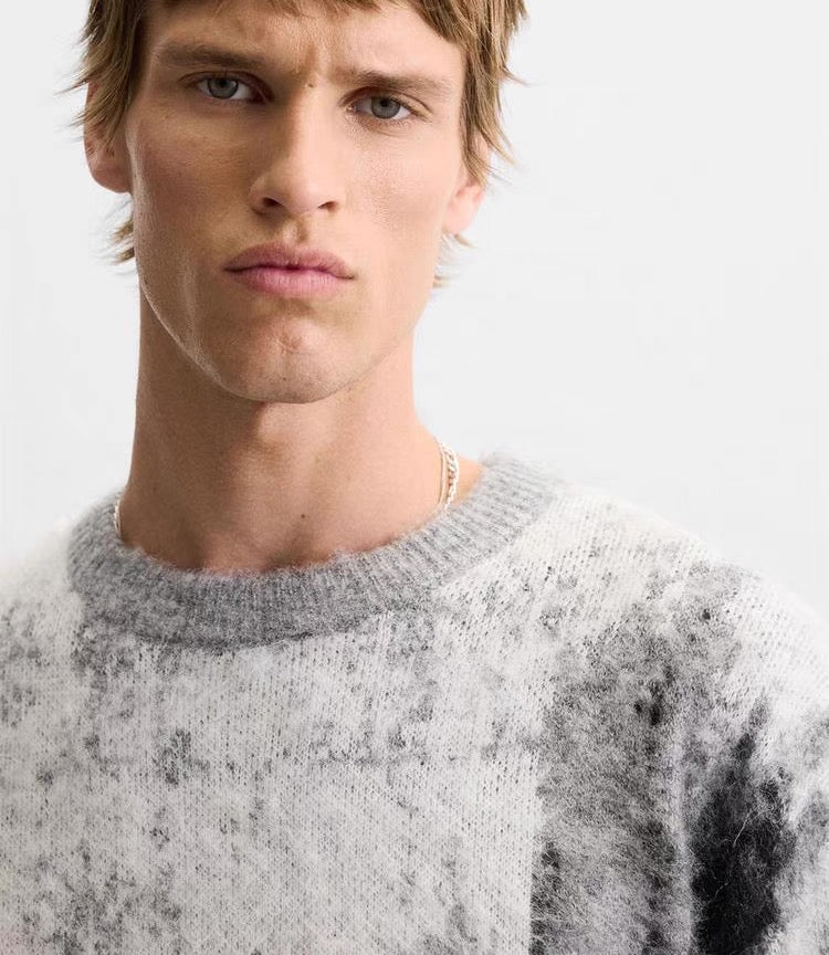 JACQUARD-STRICKPULLOVER
