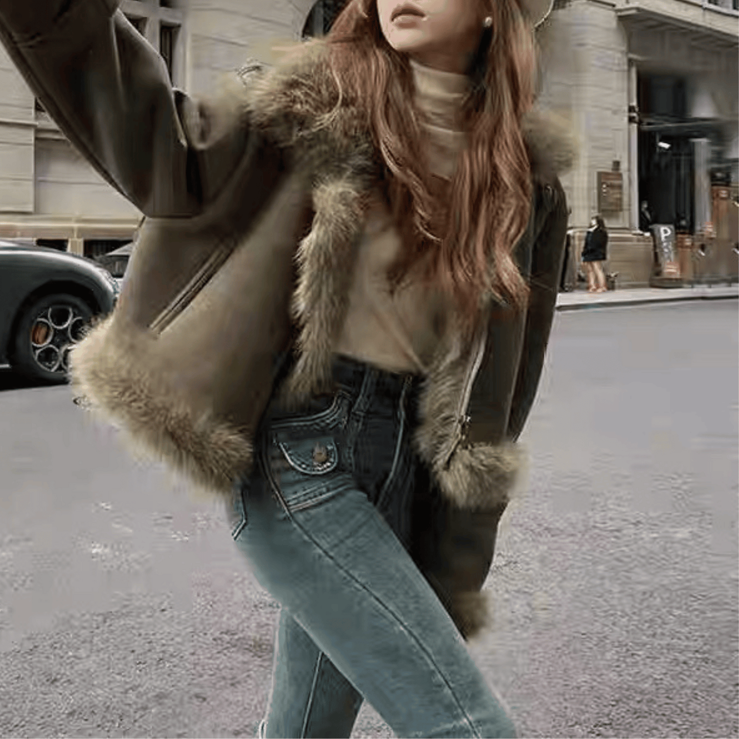 ELIYA JACKE MIT FELL