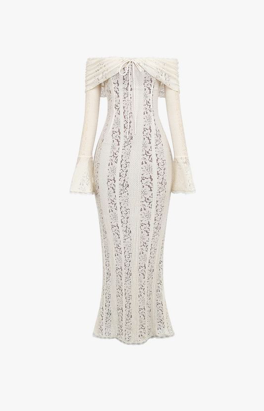 LACEY MAXIKLEID AUS SPITZE