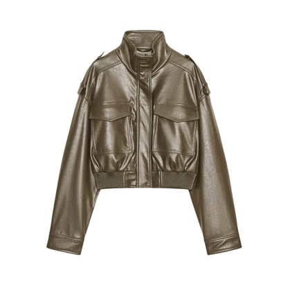 YARA LEDERJACKE BOMBER