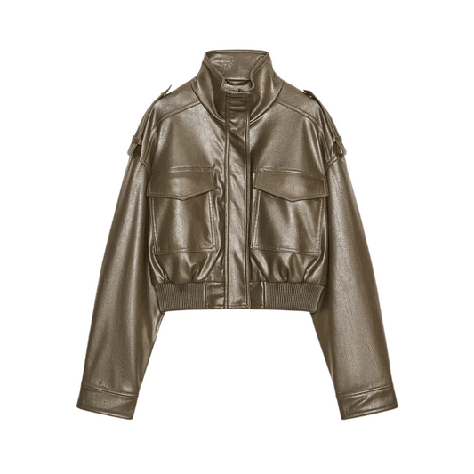 YARA LEDERJACKE BOMBER