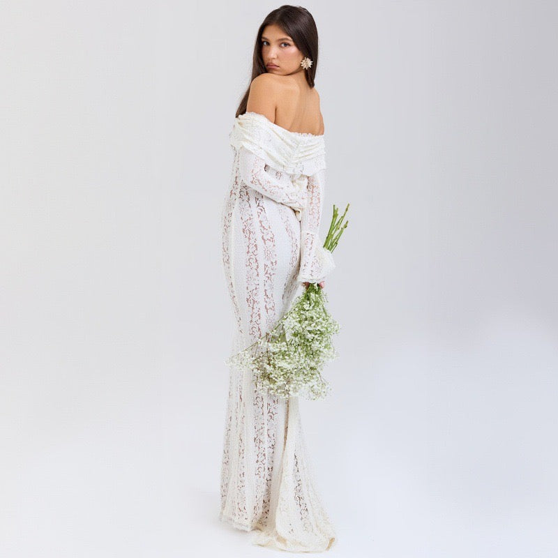 LACEY MAXIKLEID AUS SPITZE