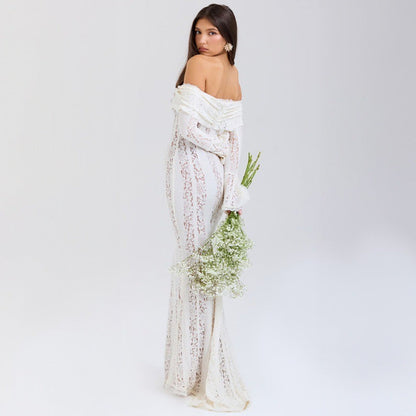 LACEY MAXIKLEID AUS SPITZE