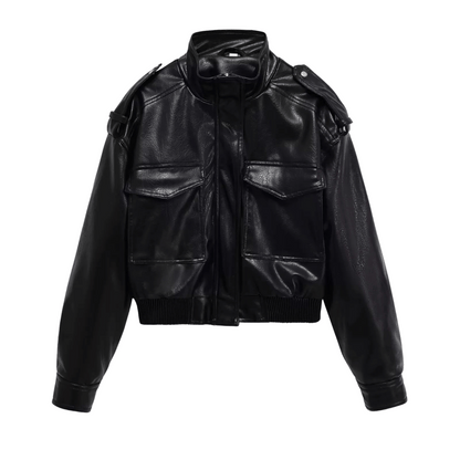 YARA LEDERJACKE BOMBER