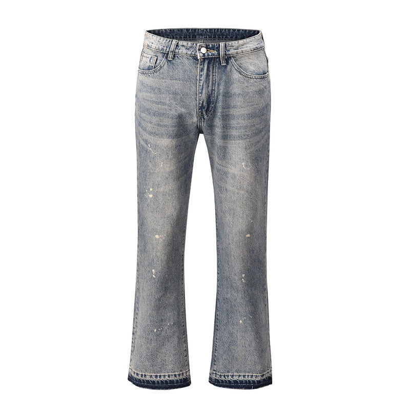 FLARED JEANS – GRAUER STONEWASH-STYLE