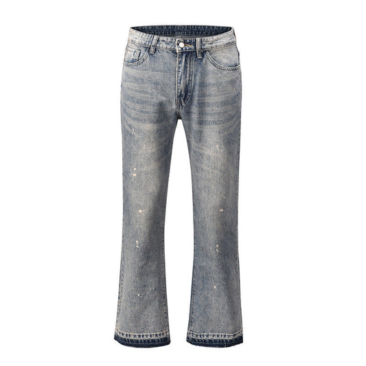 FLARED JEANS – GRAUER STONEWASH-STYLE