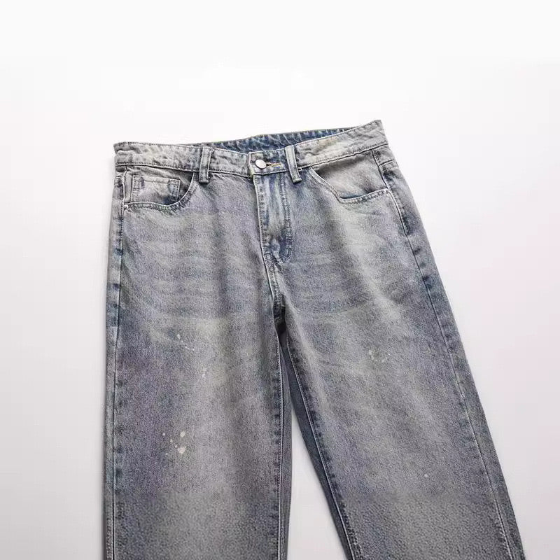 FLARED JEANS – GRAUER STONEWASH-STYLE