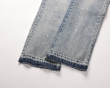 FLARED JEANS – GRAUER STONEWASH-STYLE