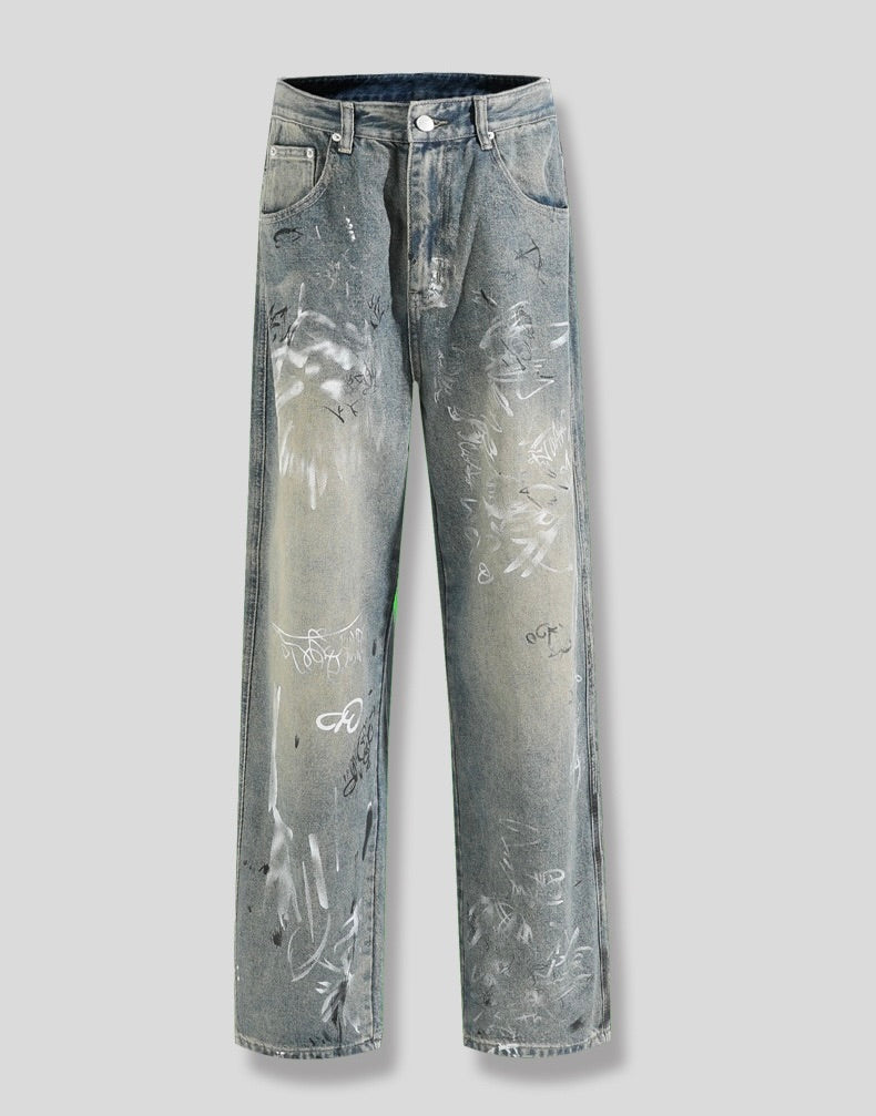 GRAFFITI-DENIM – HANDPAINTED STREET ART STYLE