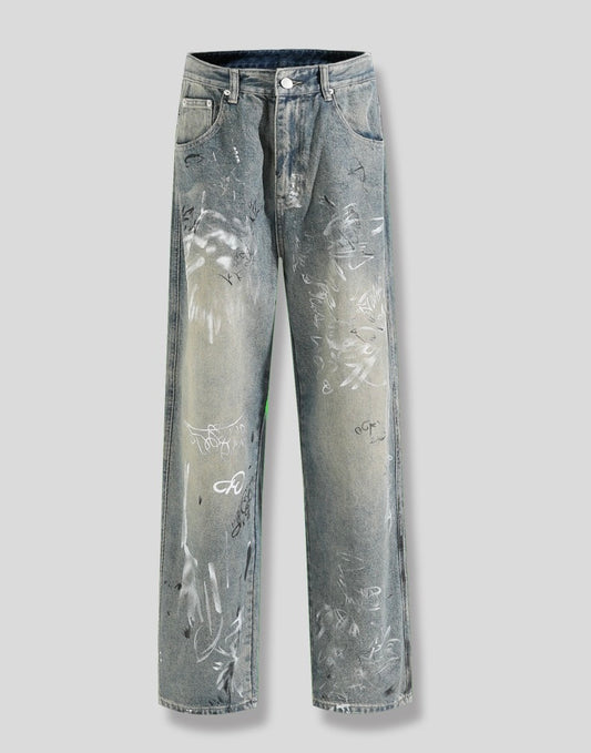 GRAFFITI-DENIM – HANDPAINTED STREET ART STYLE