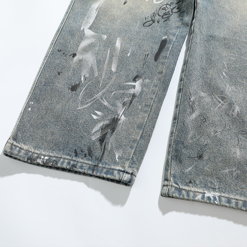 GRAFFITI-DENIM – HANDPAINTED STREET ART STYLE