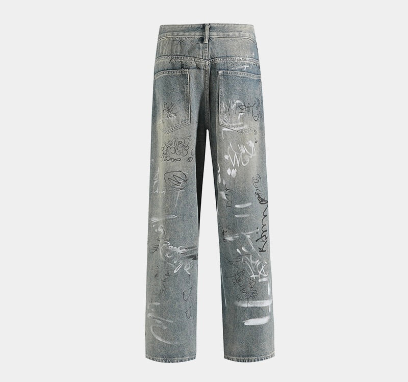 GRAFFITI-DENIM – HANDPAINTED STREET ART STYLE