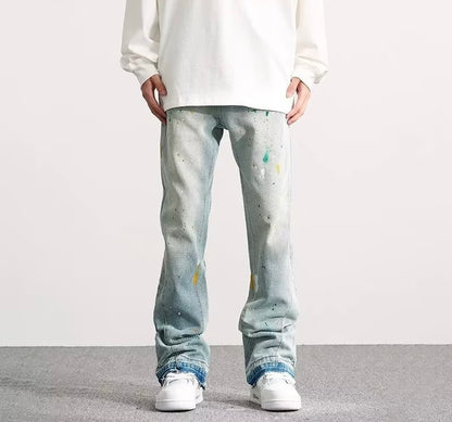 DESTROYED URBAN JEANS – SPLASHED & EDGY