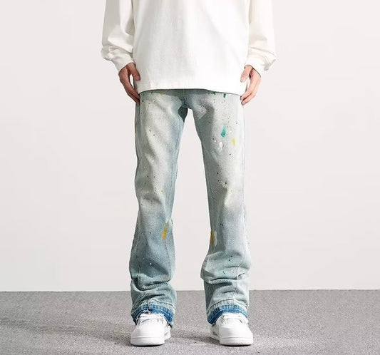 DESTROYED URBAN JEANS – SPLASHED & EDGY