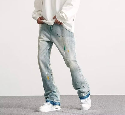 DESTROYED URBAN JEANS – SPLASHED & EDGY