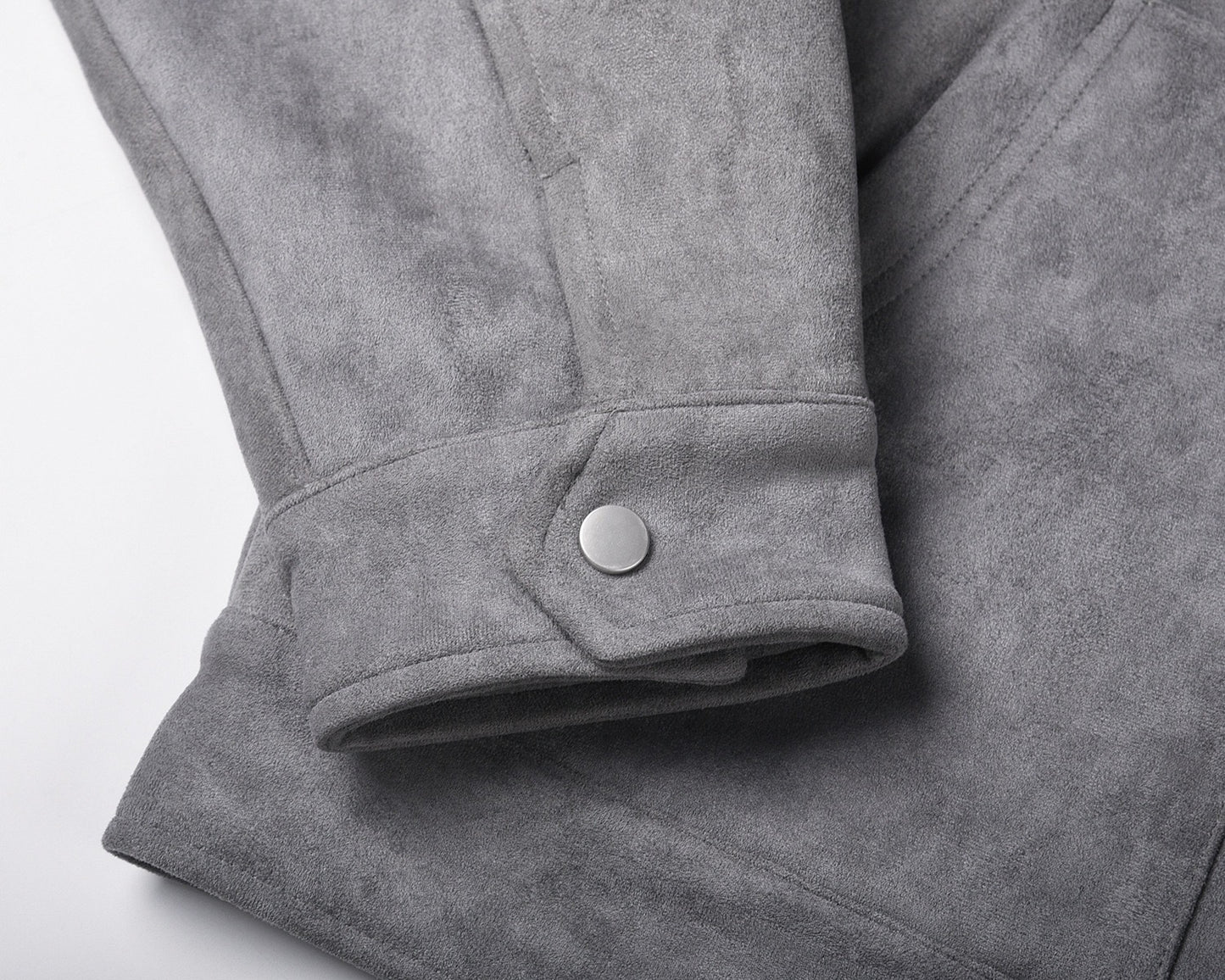 GREY SUEDE JACKET – VIRAL & STYLISH