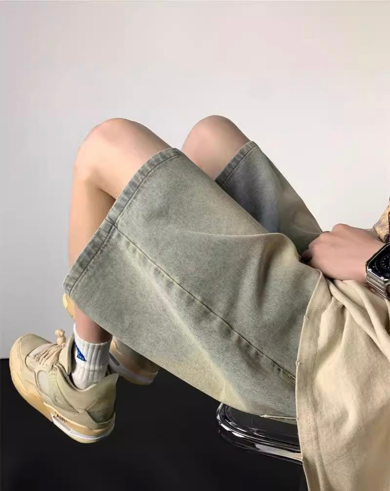 ZEMENT-DENIM SHORTS – MINIMAL & MODERN