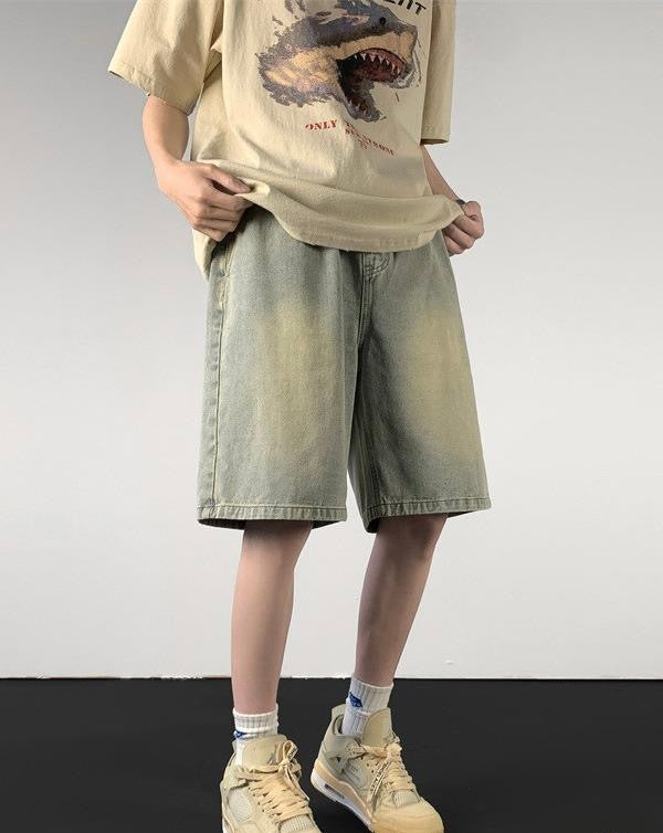 ZEMENT-DENIM SHORTS – MINIMAL & MODERN