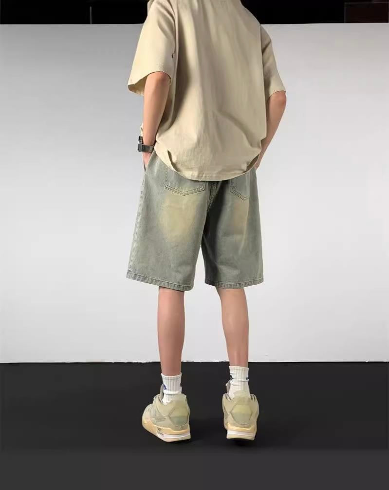 ZEMENT-DENIM SHORTS – MINIMAL & MODERN