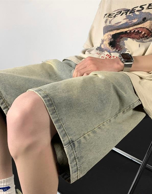 ZEMENT-DENIM SHORTS – MINIMAL & MODERN