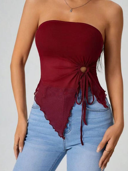 TRÄGERLOSES BANDEAU-TOP