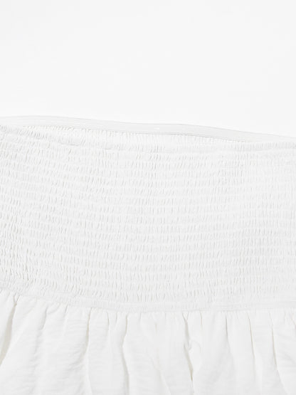 TRÄGERLOSES KLEID MIT BUSTIER-OBERTEIL