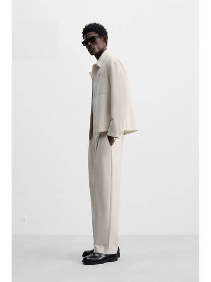 OVERSHIRT MIT UMLEGEKRAGEN