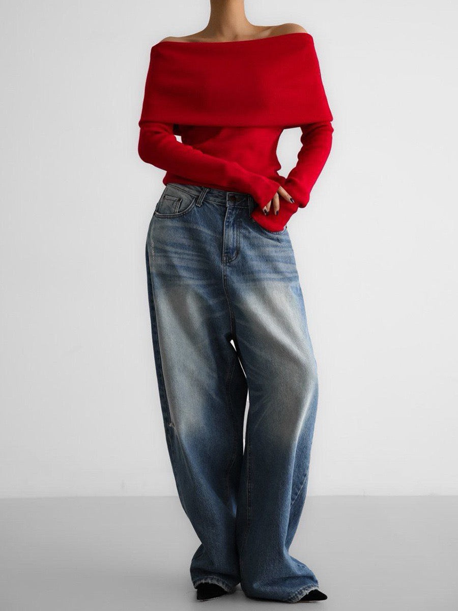 SCHULTERFREIES SOMMERTOP – LUFTIG & CHIC