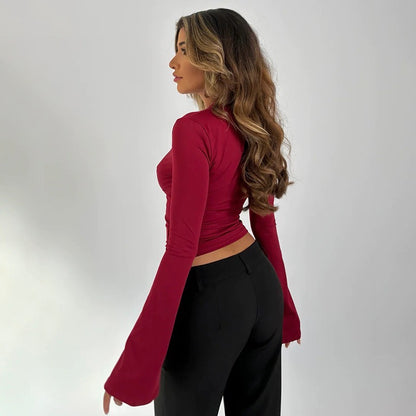 TOP MIT V-AUSSCHNITT