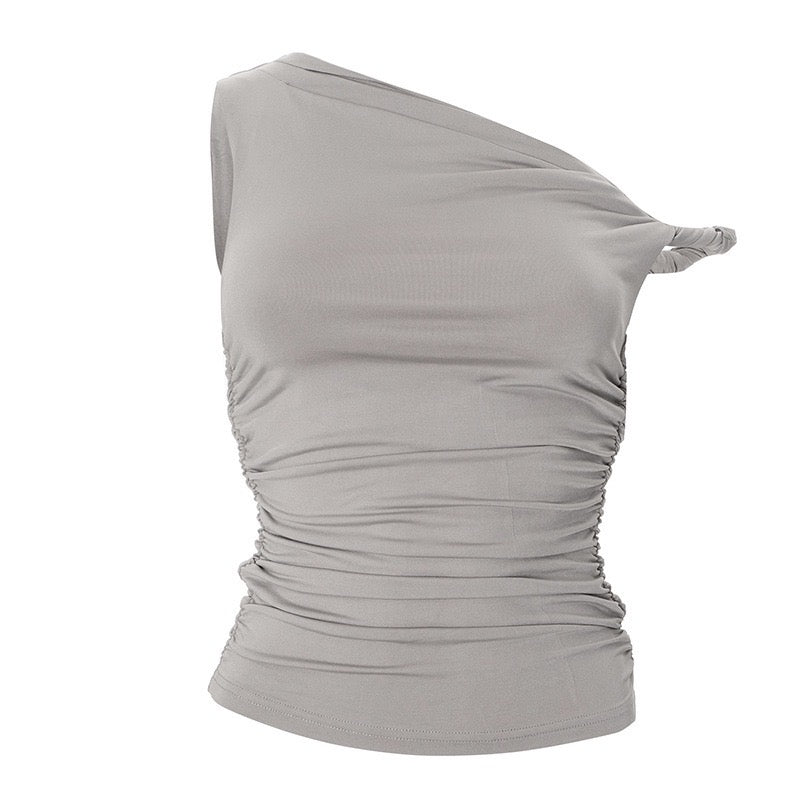 CROP-TOP MIT EINEM SCHULTERTRÄGE