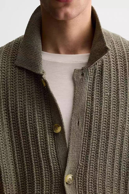 GESTRICKTES SOMMERHEMD