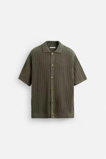 GESTRICKTES SOMMERHEMD