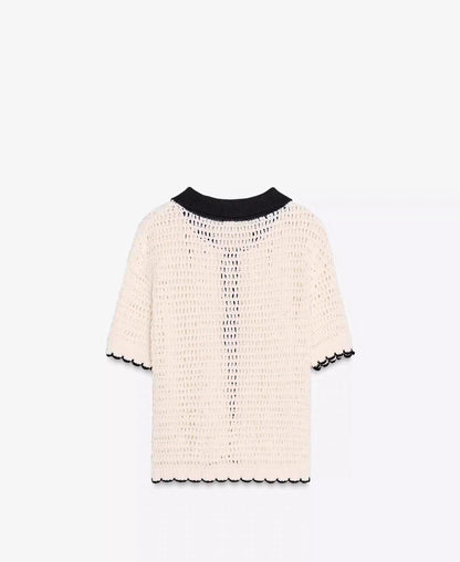 GESTRICKTE DAMENBLUSE