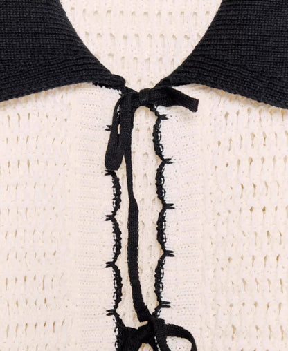 GESTRICKTE DAMENBLUSE