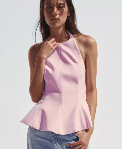 FLARED NECKHOLDER-TOP