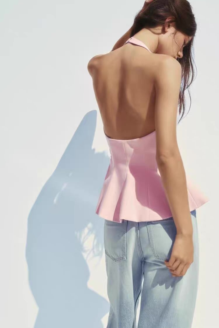 FLARED NECKHOLDER-TOP