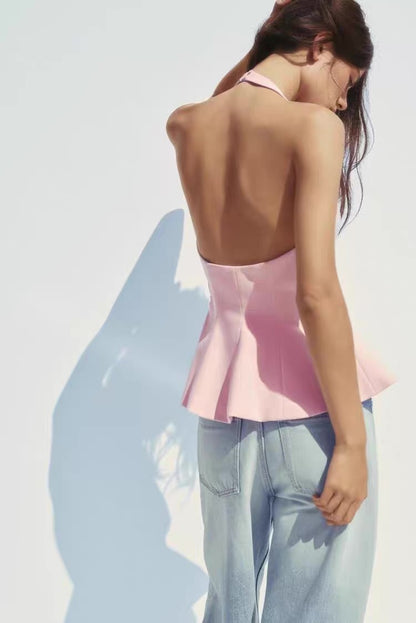 FLARED NECKHOLDER-TOP