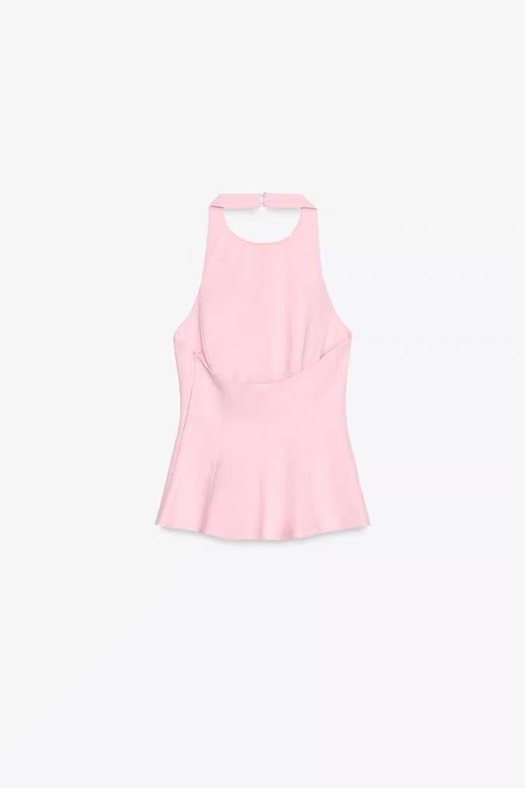FLARED NECKHOLDER-TOP