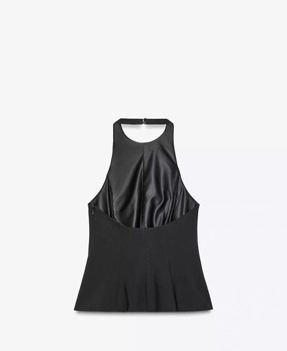 FLARED NECKHOLDER-TOP