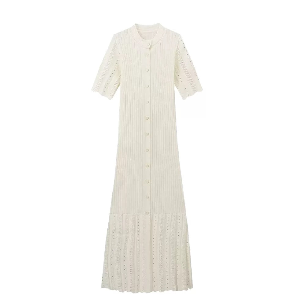 CREAM SOMMERKLEID