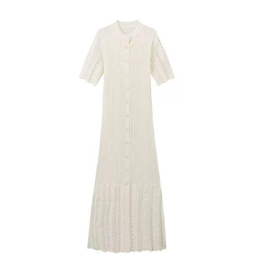 CREAM SOMMERKLEID