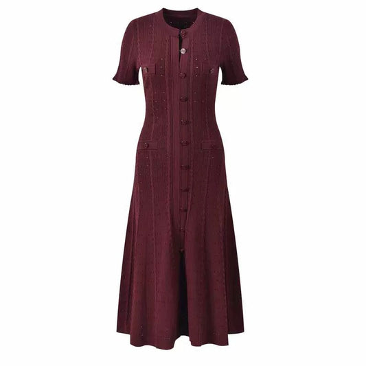 BURGUNDY SOMMERKLEID