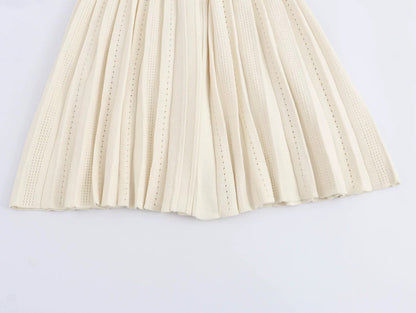 CREAM SOMMERKLEID