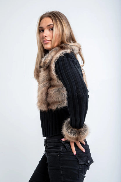 SCHNEE GLOW STRICKJACKE