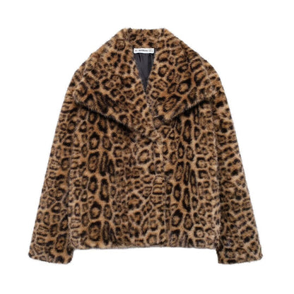 LEOPARD FELLJACKE