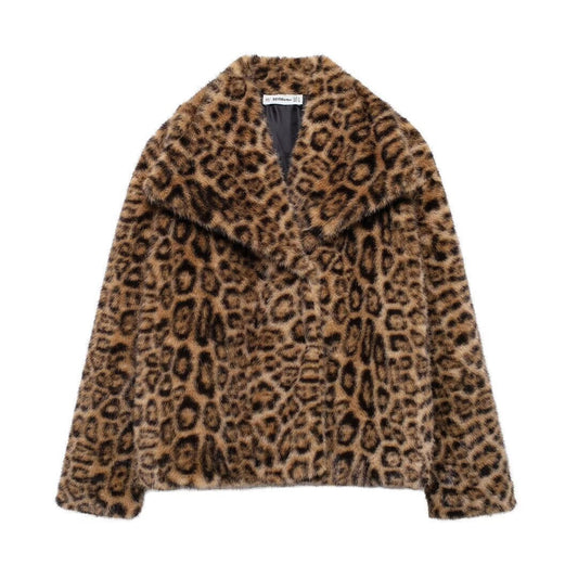 LEOPARD FELLJACKE