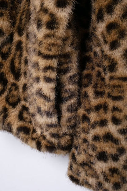 LEOPARD FELLJACKE