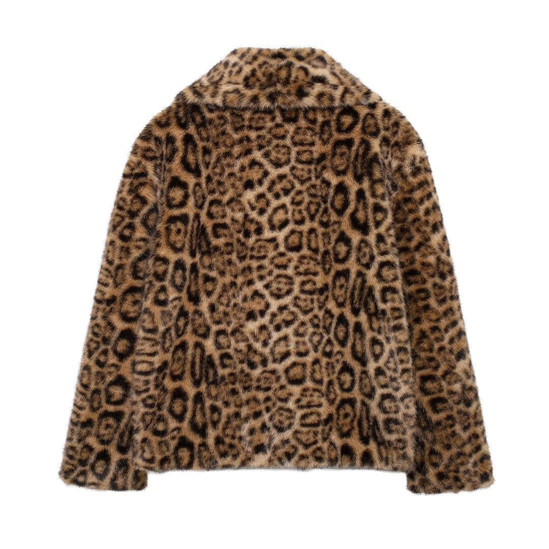 LEOPARD FELLJACKE
