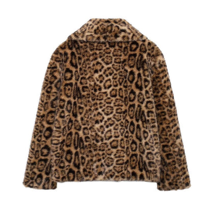 LEOPARD FELLJACKE